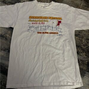 Hurricane Katrina commemorative tee